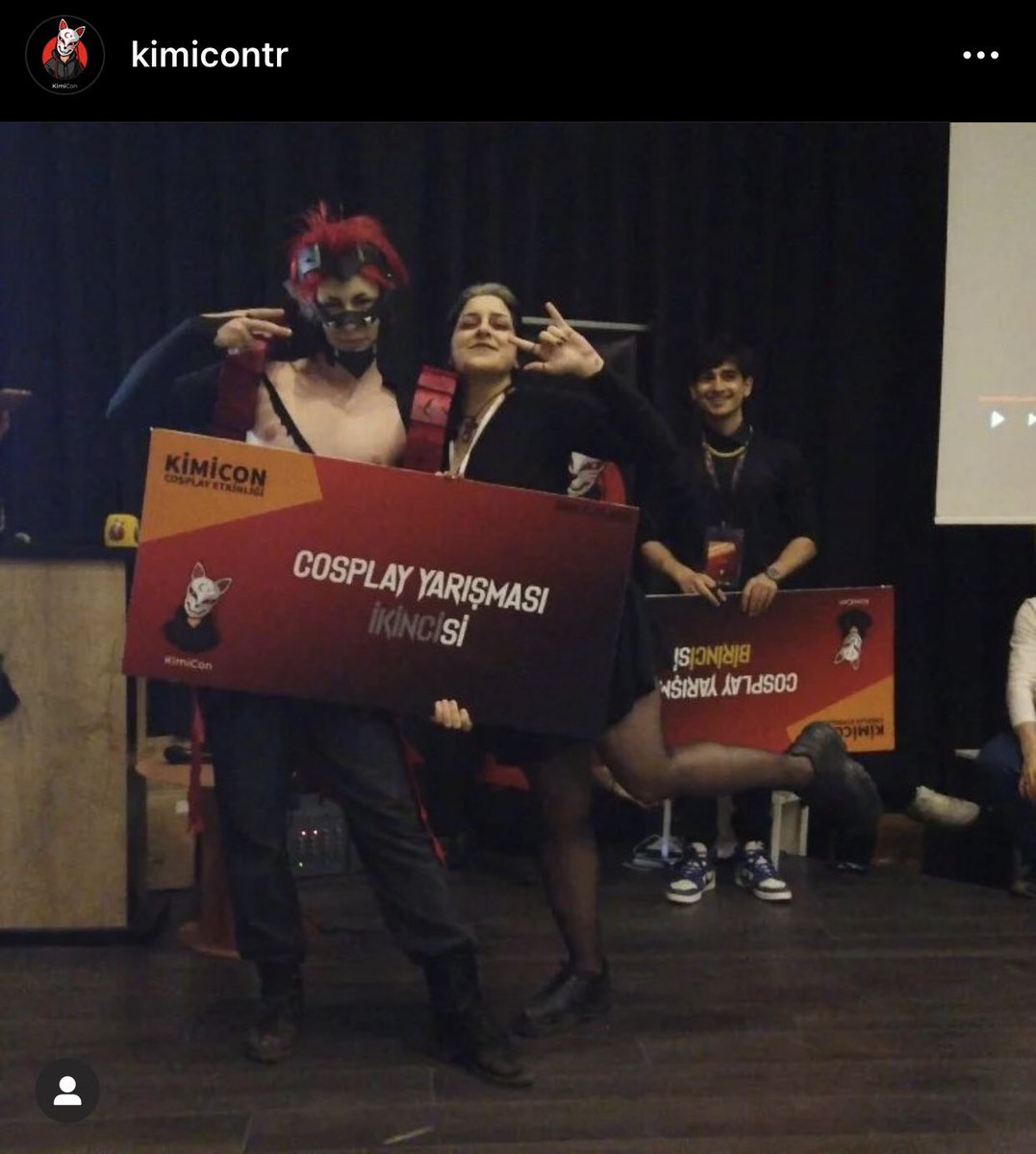 kimicomtr's tweet photo. Kimicon Cosplay yarışmasında;
1️⃣ Albedo cosplayi ile natscosplay
2️⃣ Kirishima cosplayi ile Harezon
3️⃣ Goth Gf cosplayi ile Yuenya_ (instagramından cosplayine göz atabilirsiniz)
💐Jüri özel ödülü ise chainsaw man cosplayine gitti
#kimicon
Not: isimler kişilerin İG adresine aittir https://t.co/w7f3qmr9up
