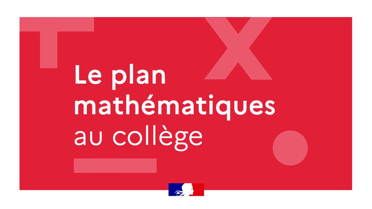 💡Plan « #Mathématiques au collège » : Mettre en œuvre des situations de coopération et d’interaction, en classe de mathématiques, pour qu’elles soient efficaces pour les apprentissages. Éclairage de la chercheuse Joelle Proust.

🎦 tinyurl.com/38wm99vd (3'24)
@eduscol_maths