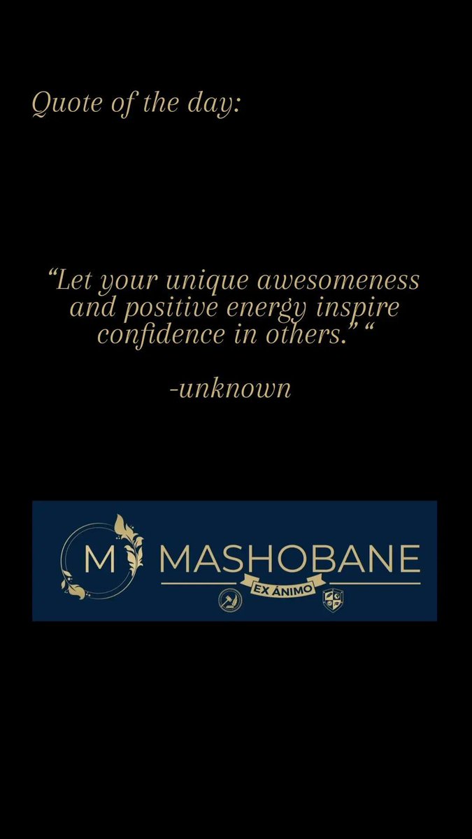 Mashobanegroup's tweet photo. #WednesdayMotivation https://t.co/fsSJ6N7iLV