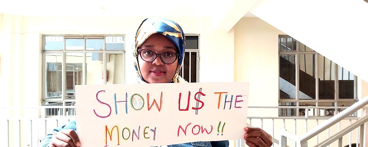 ManaOmar94's tweet photo. Climate Finance is supposed to come in as reparation for the loss and damage caused as a result of the Global North countries contributions to #ClimateChange 
However, this is not the case! So where is the money? #ShowUsTheMoneyNow #FinanceNotPromises https://t.co/kgg7ekhE1x