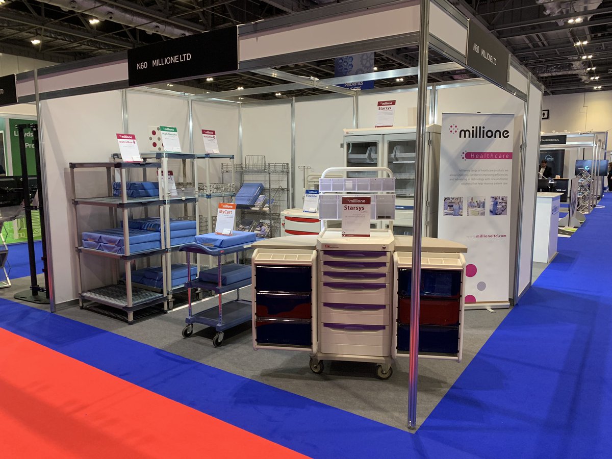 All set up at the Health Plus Care show @ Excel - look forwarding to seeing you there