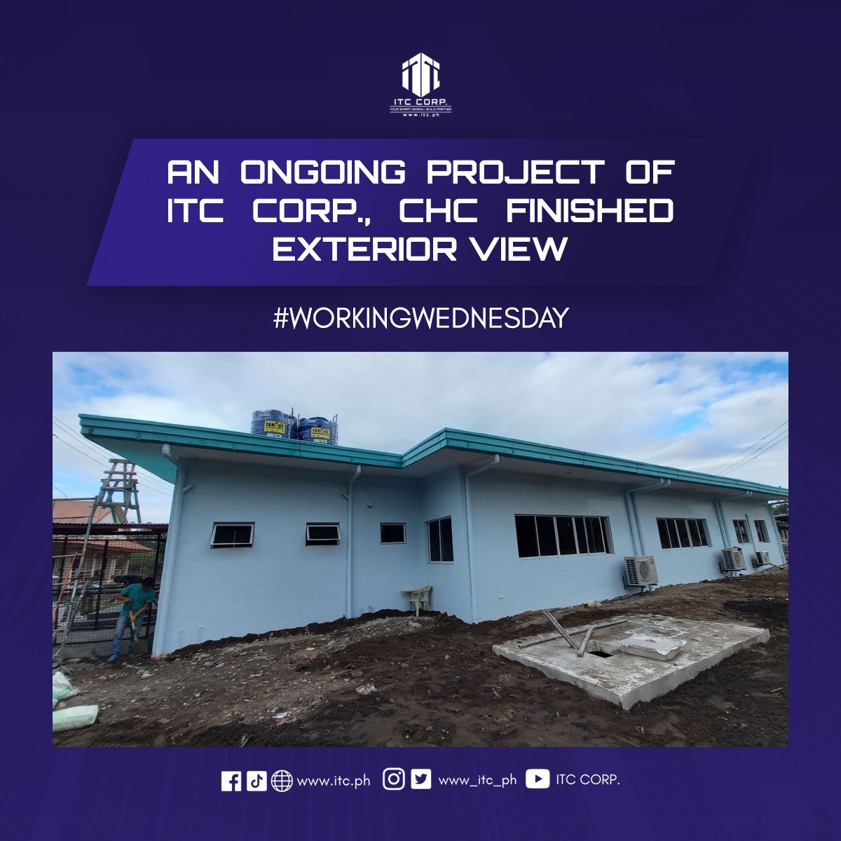 www_itc_ph's tweet photo. ONGOING PROECT: Laboratory Building, Negros Occidental
The current state of our laboratory building is near to completion. Showing the finished exterior views of the structure, this will give you a little tour to our very own project site. 
#construction #progress #build #builder https://t.co/bKvZASY0Fe
