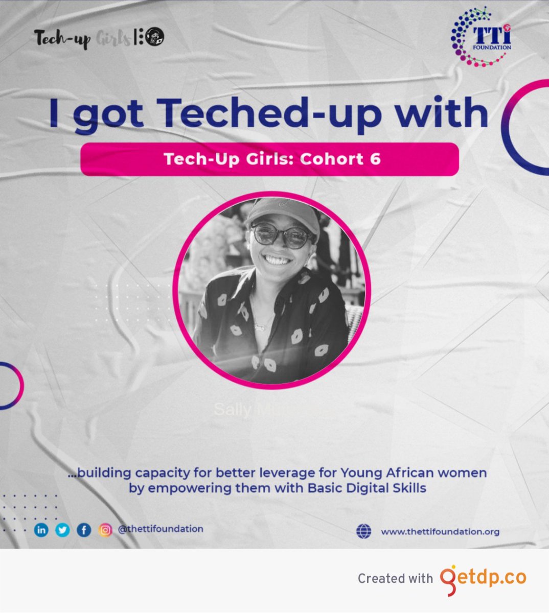 S__Mutembei's tweet photo. I (Sally Mutembei) was selected for the Tech-Up Girls Boot camp. 
Technology for me means, open doors to an interesting future; endless possibilities to uncharted discoveries. 
#techupgirls #thetechytrain #thettifoundation #techupgirls6 #techupgirls6group6 https://t.co/KveAKJ7Vyc