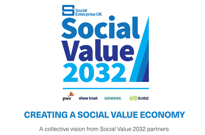 SocialEnt_UK's tweet photo. Today we launch our Vision for #SocialValue2032, created by @Chris_White_67 @suezUK @PwC_UK @SiemensUKNews @ShawTrust Better public sector procurement can generate £56bn pa in #SocialValue supporting #LevellingUp + #NetZero ambitions >> https://t.co/rPzGapjIdK #SocialValueSummit https://t.co/6eZpEEqlWZ