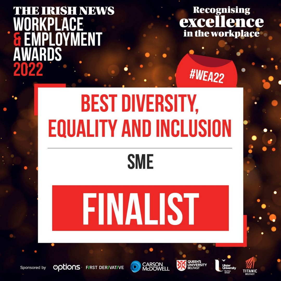 We are excited to share the good news that AbbeyAutoline has been shortlisted in the Best Diversity, Equality and Inclusion category at this year's @irish_news Workplace and Employment Awards. Good luck to all of the finalists and we look forward to the ceremony! #WEA22