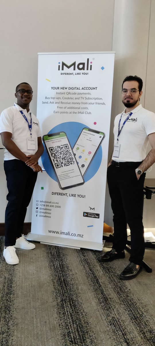 Now happening. IMali at <a href="/MondatoSummit/">Mondato Summit</a> exhibition gallery. <a href="/PaytekAfrica/">Paytek Africa</a> <a href="/FintechMz/">FinTech.MZ</a> #fintech #digitalbank #Mozambique
