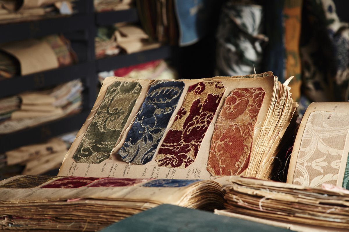 Gainsweaving's tweet photo. We have an extensive archive of designs which are used and referenced every day. This can be an ideal starting point of any fabric choice or scheme presentation.
#GainsboroughWeaving #Gainsborough #Fabrics #MadeInBritain #BritishCraft #InteriorDesign #LuxuryHome #BritishMakers https://t.co/tnjWNaK8Mm