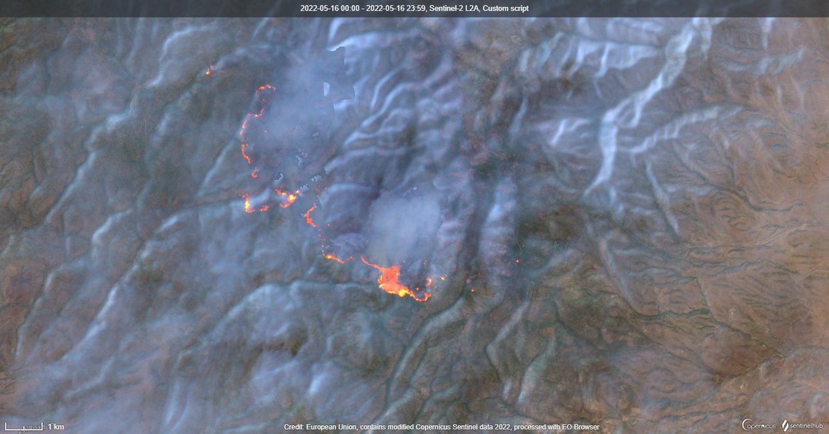 WED_explorer's tweet image. 🔥The #BlackFire in the #Gila National Forest has grown to over 18,000 acres.
©️The script published by @Pierre_Markuse
Processed in 🛰@sentinel_hub #CustomScripts
#Wildfire #Wildfires #Bushfires #Fire #Fires #ClimateChange