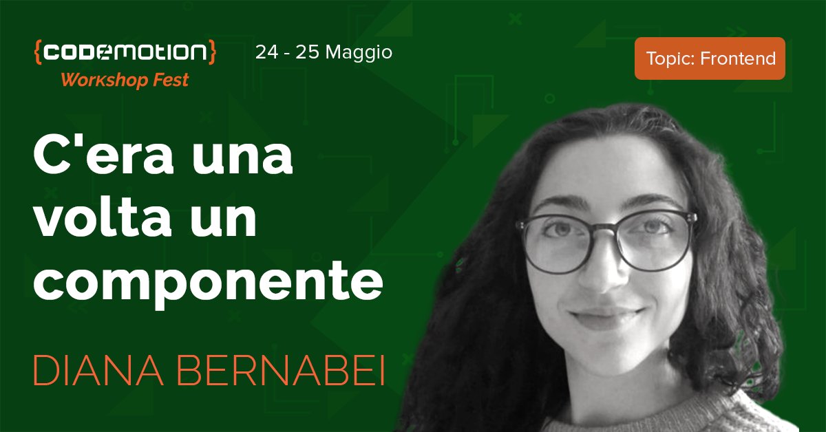 CodemotionIT's tweet photo. Conosci #Storybook? Oltre a simulare l'utilizzo di componenti, in questo caso #React, ci aiuta a testare #UX, #UI e accessibilità. Per saperne di più non perdere il workshop di @dianabernabei 👉https://t.co/7vvEXZMq9o
#CodemotionWSFest https://t.co/DSd6YvVdqc