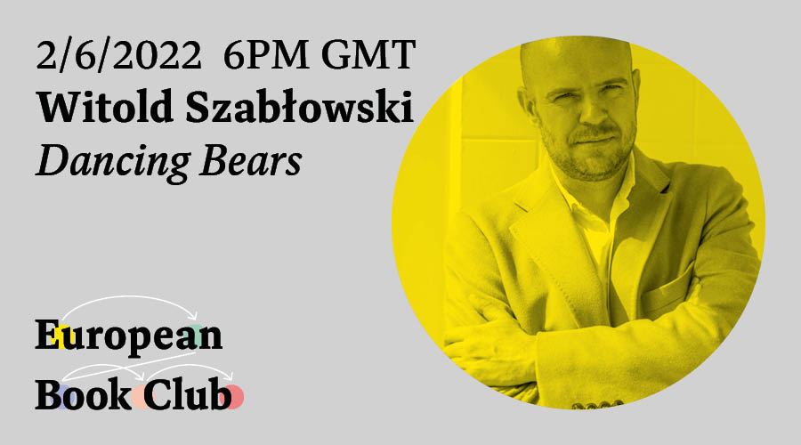 Join us for a #free online talk with a leading Polish🇵🇱 novelist and reporter WITOLD SZABŁOWSKI who will discuss his book 'Dancing Bears' on Thursday, June 2 at 6pm as part of #EuropeanBookClub .
Book at eventbrite.ie/e/339801002947
@EUNIC_Global #EUNICIreland