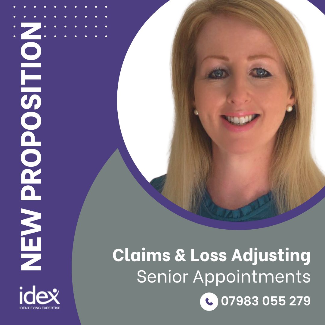 IDEXConsulting's tweet photo. As the leading Business Growth & Talent Management Consultancy in the UK insurance market, we are extremely proud to announce the creation of a new Senior Appointments proposition for the #claims and #lossadjusting markets.
Find out more here: https://t.co/KOySuJ502y https://t.co/gu0jkKZxcf