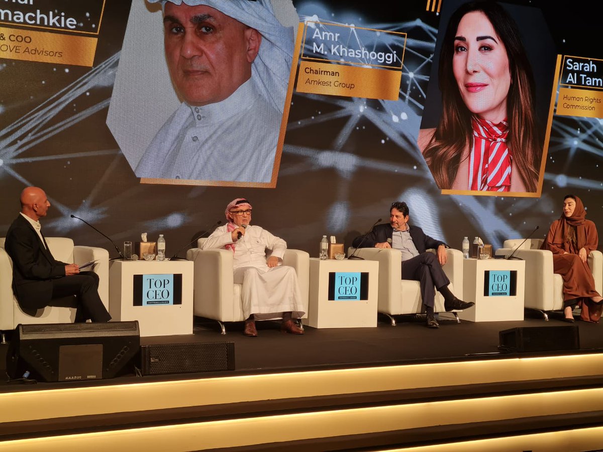 mena_trends's tweet photo. #TOPCEO22live
Amr M. Khashoggi at #BattleForSkilledTalent: There is a #disconnect between what #companies need and the #talents in the #GCC. #TOPCEO22, @topceome #TheGreatBusinessReset https://t.co/s5iLrADkrd