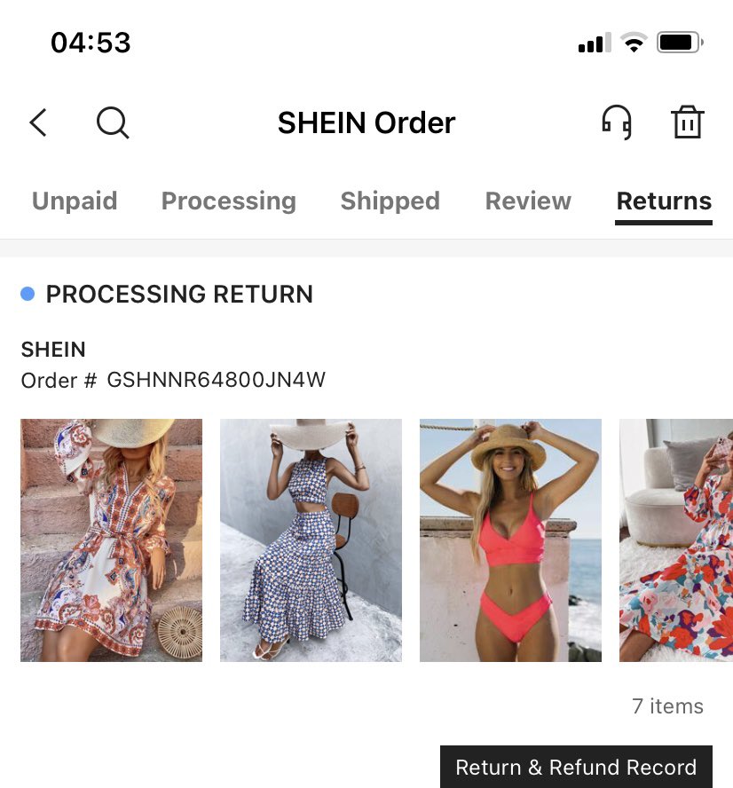 DianeBarron67's tweet photo. @SHEIN_Official what is the delay with my refund I have been waiting 4 weeks please see order number in below pic. https://t.co/ZxvwLIMSTf