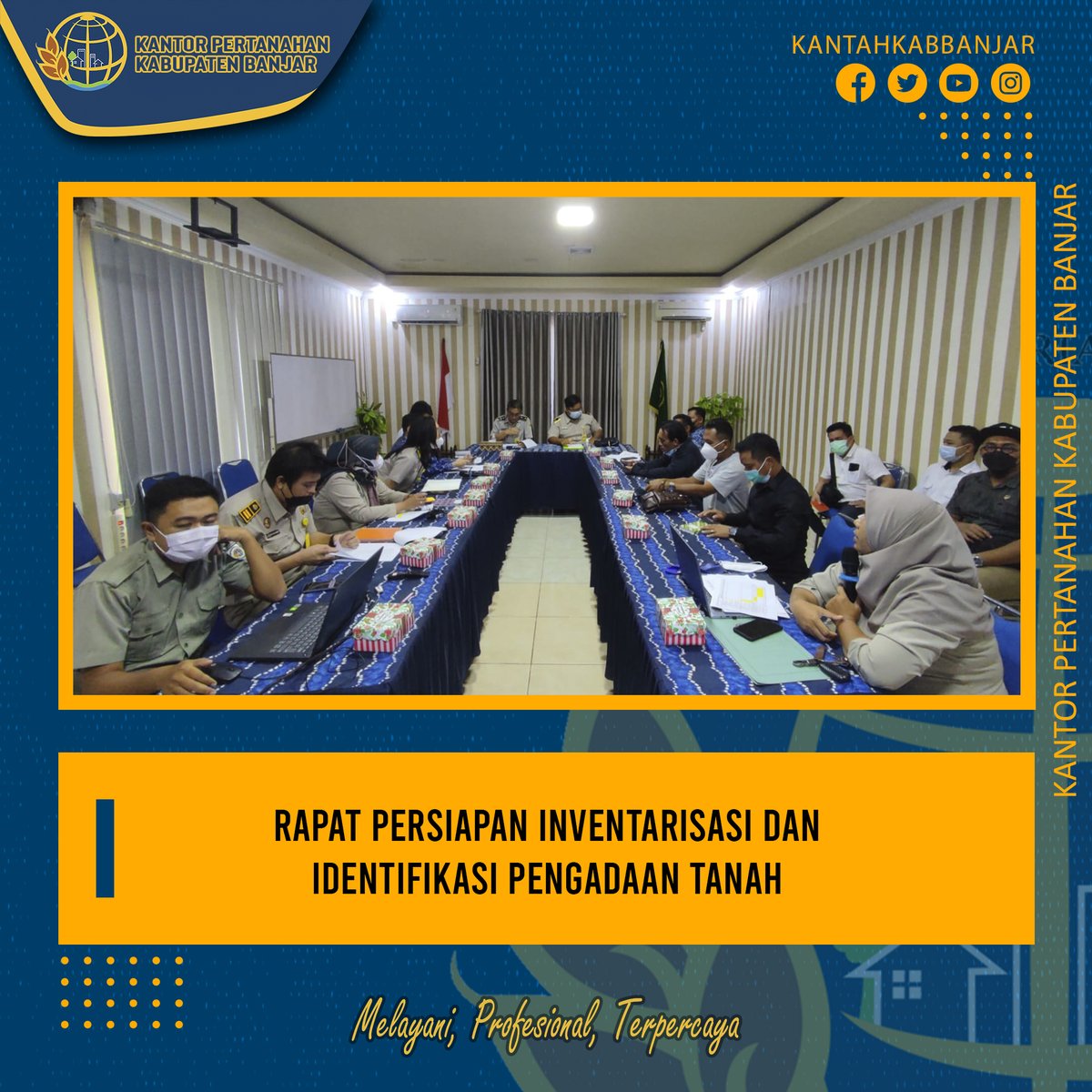 kantahkabbanjar's tweet image. Halo #SobATRBPN Selasa (17/5/2022) Rapat Persiapan Inventarisasi dan Identifikasi Pengadaan Tanah untuk Pembangunan Bendungan Riam Kiwa Kecamatan Paramasan, Kabupaten Banjar, Provinsi Kalimantan Selatan

#Lancar
#Proling
#bpnmartapura
#atrbpnkabbanjar
#kotaserambimekah