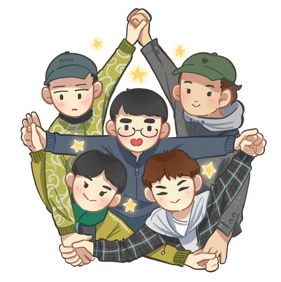 meokmoool's tweet photo. Love this pose so much i literally make it a drawing and a sticker https://t.co/Cmpt51cGxe