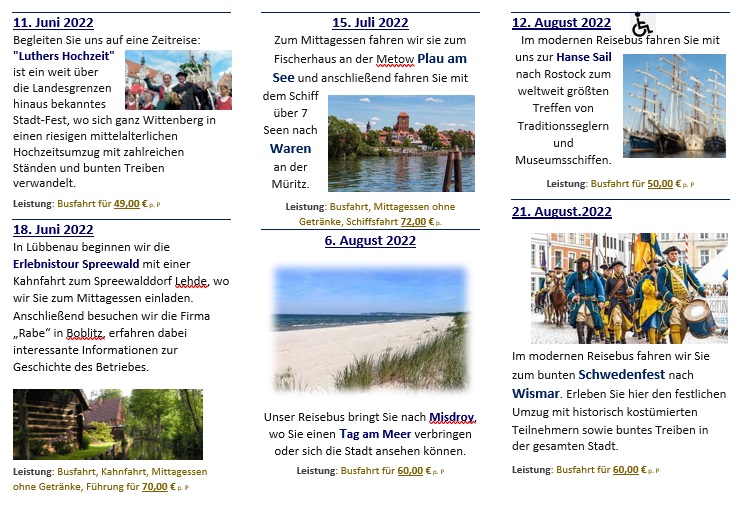 TaxiBusTours's tweet photo. Mit den #aktuellen #Angeboten möchten wir Sie heute einladen, in unser #Programm reinzuschauen-Ist etwas #Interessantes dabei? Ob #allein, mit dem #Partner, der #Familie o #Freunden,  ein #Ausflug ist immer ein #Erlebnis, welches d  #Leben bereichert, an das man gern zurückdenkt https://t.co/xUECEeKKOQ