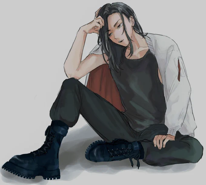 【再掲】絵茶の場地さん 