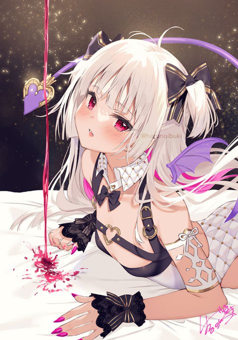 illust 吸血鬼の悪魔💜😈💕 