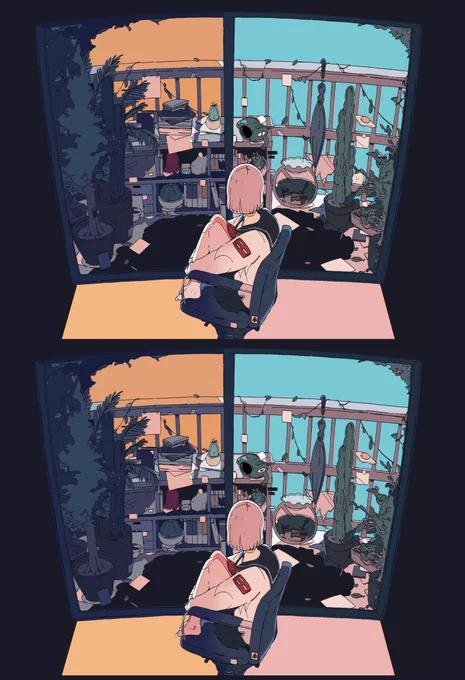まちがいさがし(各イラスト5ヶ所) 