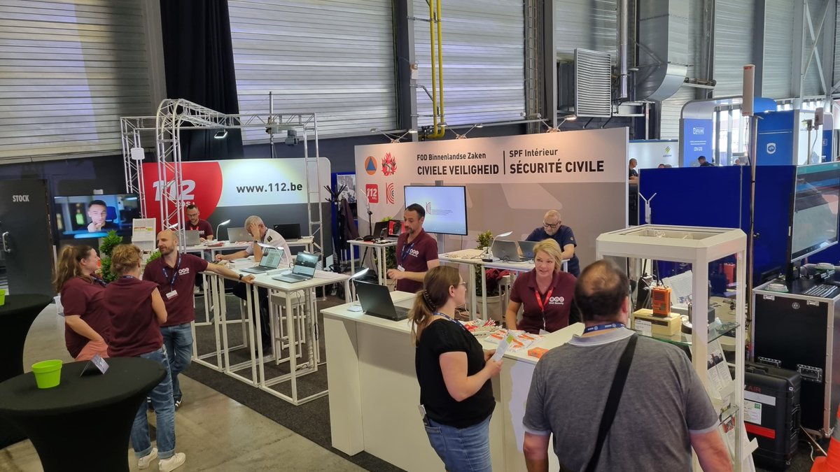 La Sécurité civile est présente aux Astrid User Days !De Civiele Veiligheid is aanwezig op de Astrid User days #AUD22