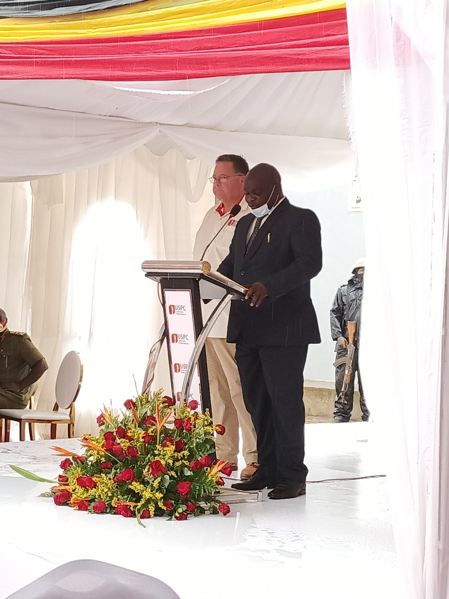 #USPCgroundbreaking Remarks from our MD - Mr. George Mugerwa: “Having this security printing factory in the country is aligned to the government policy of promoting local content as well as ‘Buy Uganda, Build Uganda’.'