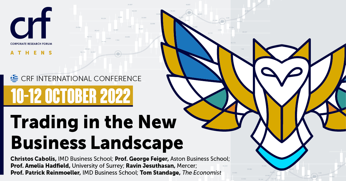 C_R_Forum's tweet photo. Join this year's CRF International Conference: Trading in the New Business Landscape in Athens, Greece, 10-12 Oct, where 200+ senior #HR leaders will explore how to build their org’s capacity to adapt and renew in the aftermath of the pandemic and the ongoing crisis in Ukraine. https://t.co/q2dGCRW61N