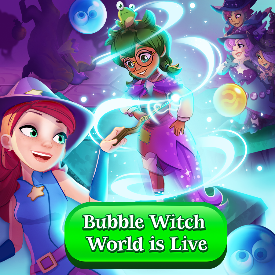 Bubble Witch 3 Saga - Bubble Witch World has launched! 🔮🪄 Take part in an  epic new adventure in this time-limited event. Unleash the magic to help  Stella solve the dangerous mystery!