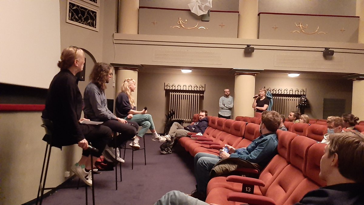 HCollegium's tweet photo. Great turnout and conversation yesterday at the #JustAnimals / Eläinoikeusjuttu film screening and roundtable – many thanks to @SailaKivela, @visakurki & @Anatpick as well as @CinemaOrion and the active #HCASsalon audience! https://t.co/6HCZ4rQ7me