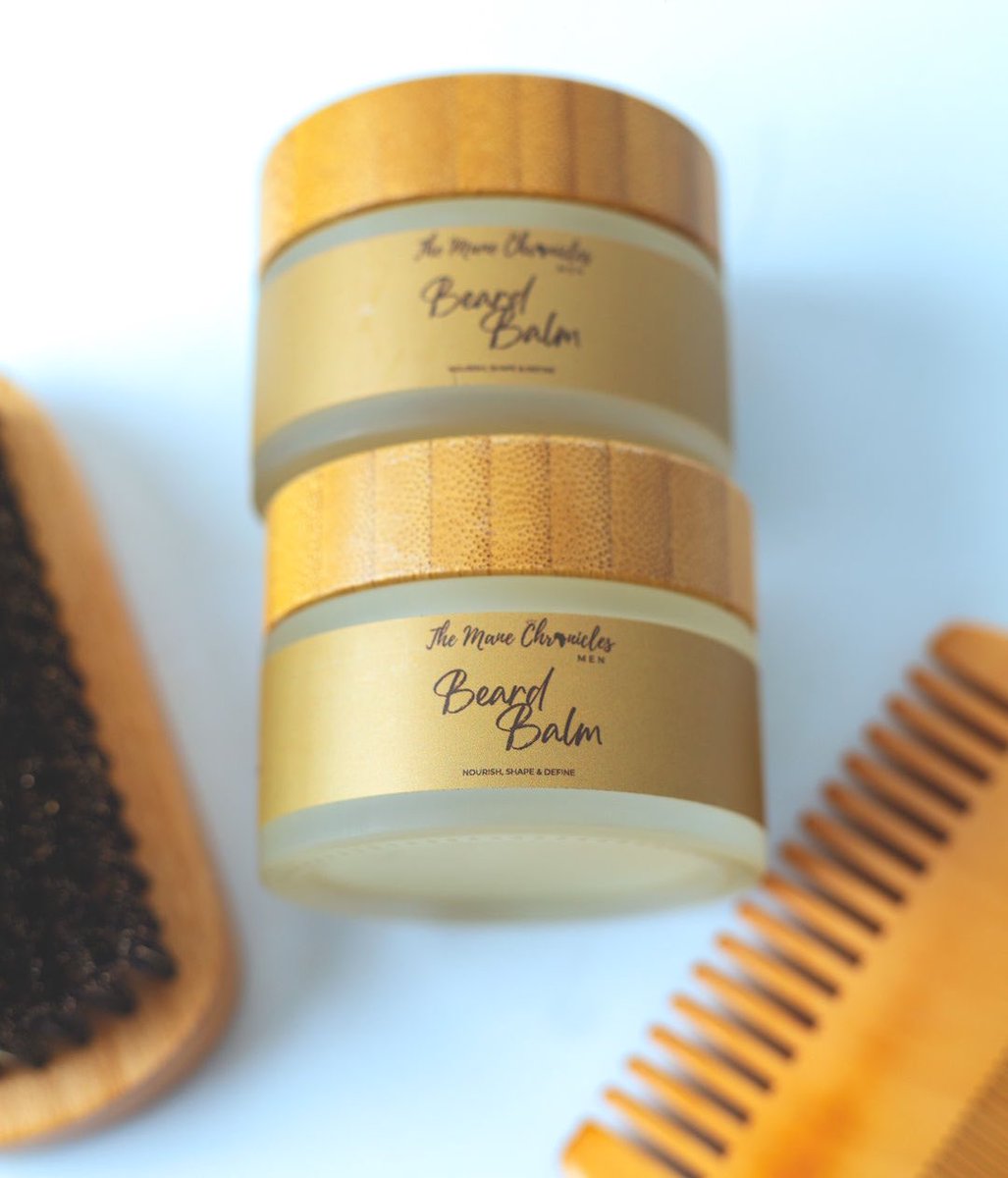 ManeChroniclesM's tweet photo. #TheManeChroniclesMen Beard Balm is perfect for keeping your beard soft and in shape.
Handcrafted with just the right amount of hold and moisture.

Tap the link in bio to discover and shop today!

#TheManeChroniclesMen #GroomingEssentials #LuxurySelfCare https://t.co/4qzmTNa9BD
