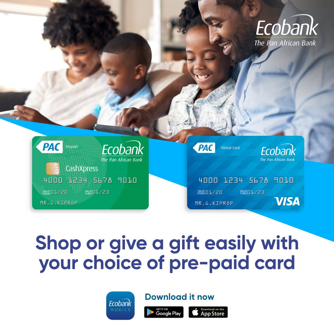 EcobankGhanaPLC's tweet photo. Create a Virtual Card on #EcobankMobile or get a CashXpress card at an #Ecobank branch. Call toll-free on 0800 003225 for more information.
#ecobankprepaidcards #ecobankvirtualcards #visa https://t.co/0V0h8VR39J