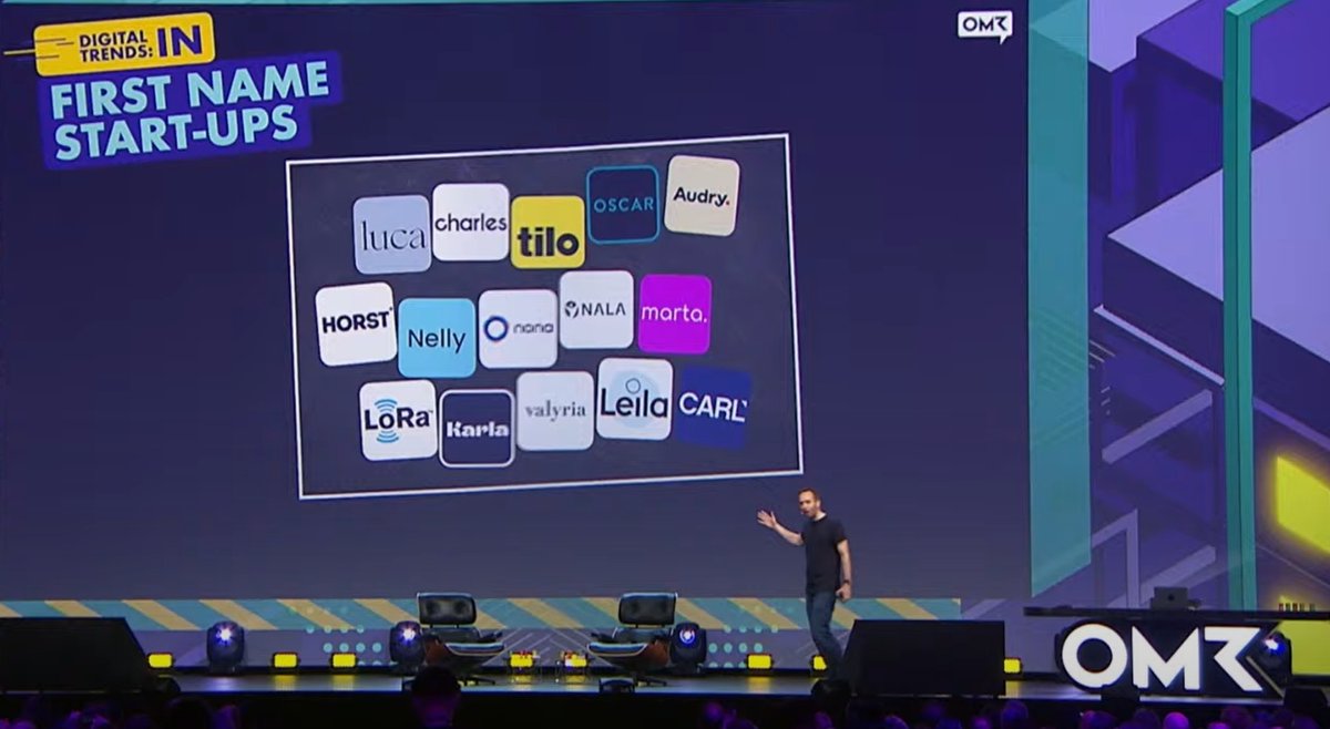 Von Luca bis Horst: "Es ist in, Startups Vornamen zu geben." (<a href="/Westermeyer/">Philipp Westermeyer</a>) #OMR22