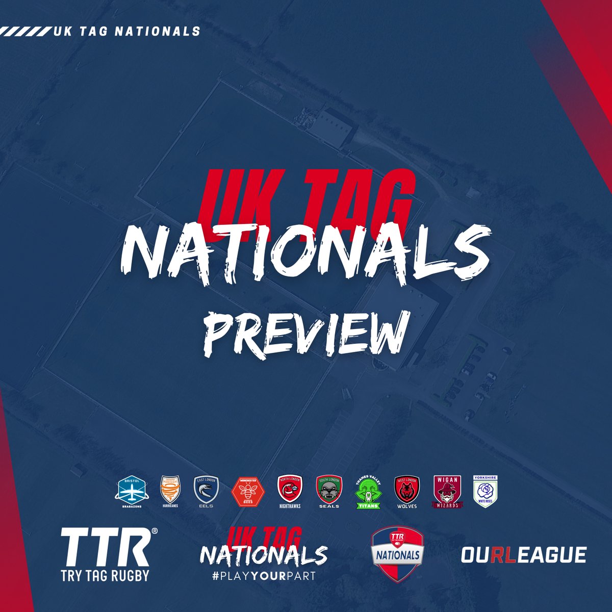 TryTagRugbyUK's tweet photo. 🛡 The fourth Try Tag Rugby UK Tag Nationals will take place at West Park Leeds RUFC on Saturday 21st May 2022.

🏆 With the 2020 event cancelled &amp; a clean sweep for London Regions in 2019 &amp; 2021, we’re set for another exciting instalment. 

📲 Read more https://t.co/DA3m1tVCOR https://t.co/7LFCEQ9cML