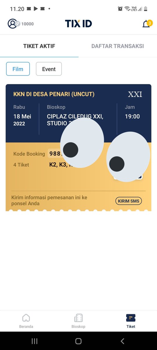 naunyu's tweet photo. Wts // want to sale (harga miring bole)
KKN didesa penari di xxi ciplaz ciledug. Dm cepet ya yg mau. Gajadi nonton krn ga keburu https://t.co/fNhmROpPbc