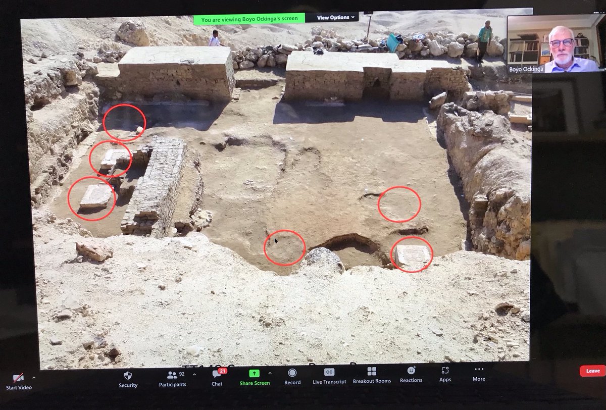 KS_Archaeology's tweet photo. Masterful #2022NAW lecture by A/Prof Boyo Ockinga on data from Theban Tomb 149 #Egypt revealing  the identity of tomb owner Amenmose (served Rameses IV c 1150 BC) from fragmented material 

⁦@archaeologyweek⁩ ⁦@mq_dha⁩ ⁦@RKP_Industries⁩ ⁦@SusanLupack⁩ https://t.co/O4jVqZY1mg