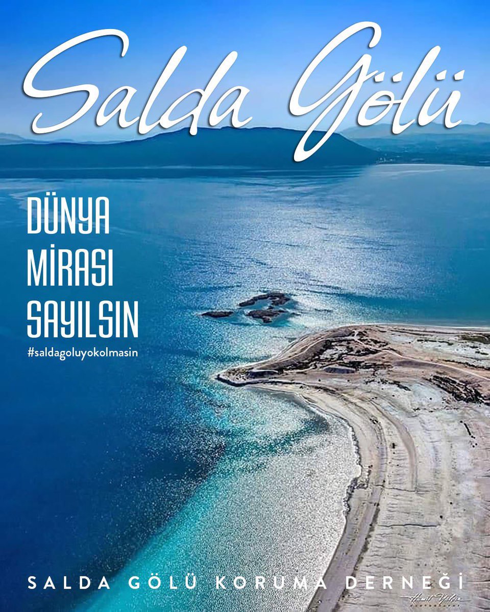 SaldaDernek's tweet photo. Salda Gölü’nün korunması için öncelikli acil taleplerimiz; 
Gölde suya girilmesin.
Beyaz kumlara basılmasın.
Çevresindeki yapılaşma durdurulsun.
Çevresindeki kirli atık sular (kanalizasyon suları) göle akıtılmasın.

#SaldaDünyaMirasıdır Salda Gölü için tam koruma istiyoruz! https://t.co/t7KoYspwrE