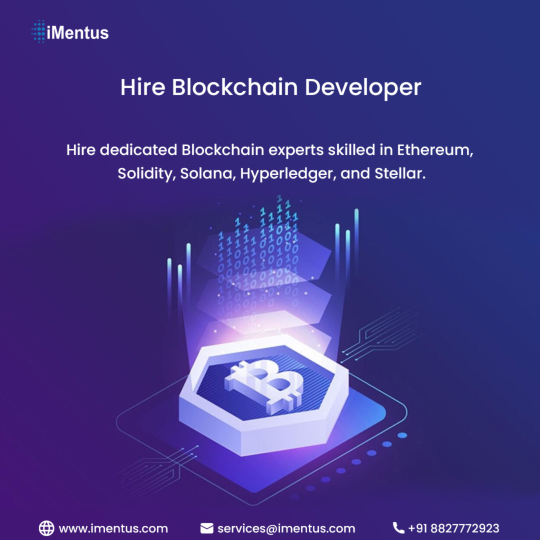 iMentus_tech's tweet image. Hire Expert quant developers for Blockchain Development.
#blockchain #hireblockchaindeveloper #hiredeveloper #blockchaindeveloper #blockchaintech #blockchainnetwork #smartcontracts #blockchaintechnology #imentus @iMentus_tech