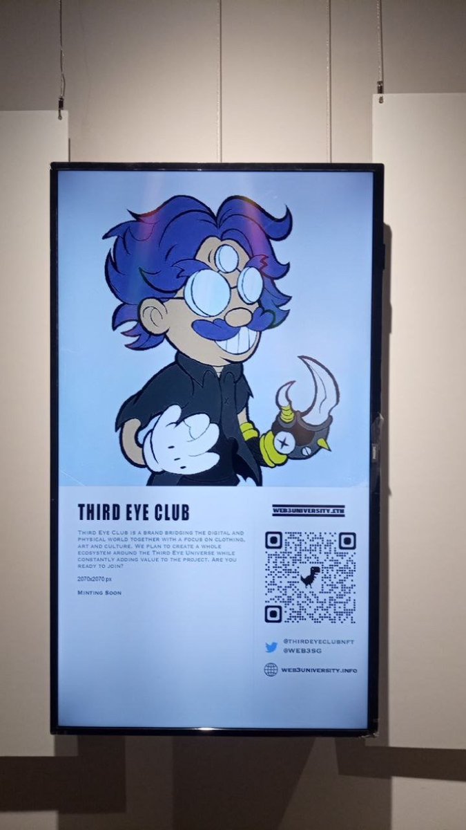 Web3SG x Third Eye Club Oculist (WL) giveaway! 

5x Oculist to win:
👁️ Follow <a href="/thirdeyeclubnft/">Third Eye Club</a>, <a href="/ThirdEyeFriends/">Third Eye Club</a>, <a href="/web3sg/">WEB3SG</a>
👁️ Like &amp; RT this post!
👁️ Tag a friend