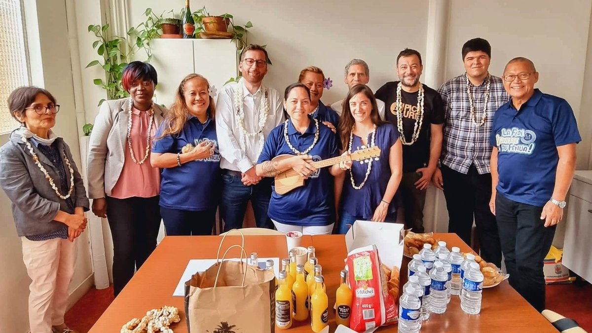 Très heureux de recevoir à Paris la délégation de l'<a href="/upjpolynesie/">UPJPOLYNESIE</a> venue consolider ses partenariats institutionnels et éducatifs au service de la jeunesse du Fenua. Ensemble pour les jeunes !