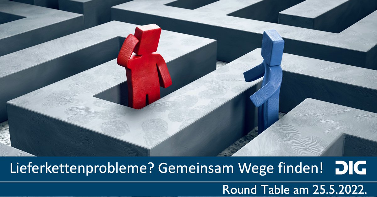Wenn die Lieferkette zum Irrgarten wird, finden wir gemeinsam heraus! Gleich zum Online-Round-Table anmelden: dig.at/de/ePROCUREday