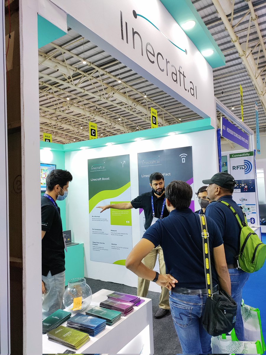After a successful day 1, our team is up and running for an amazing Day 2. Catch us at Hall no. 4, AI Pavilion, Booth AI 9! 
An action packed booth with a VC demo, innovative products and a team ready to answer all your queries!

#IIoT #Excon2022 #Industry40 #AI #manufacturing