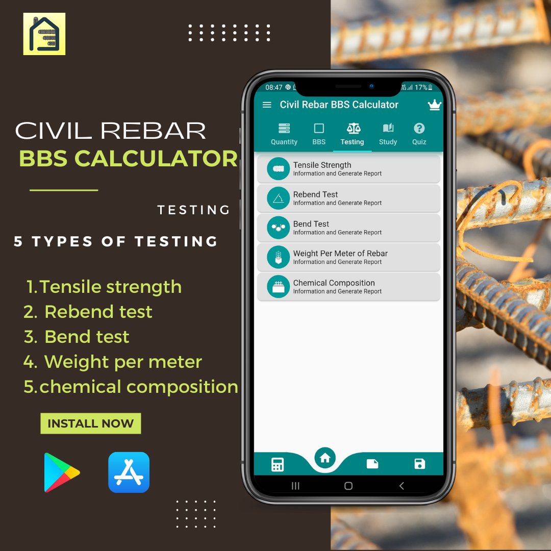 constropedia's tweet image. Civil rebar BBS calculator
play.google.com/store/apps/det…

#construction #civilengineering #civilengineer #smartwork #constructionsite #building