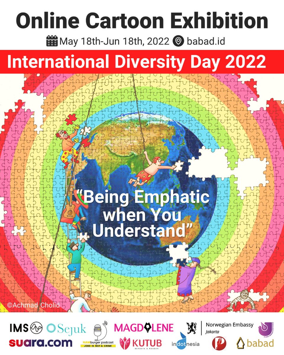 Dalam rangka Hari Dunia untuk Keberagaman Budaya pada 21 Mei, <a href="/suaradotcom/">suaradotcom</a>, Kutub, Hamburger, dan FoRB mengadakan berbagai macam kompetisi dan talk show seru nih. Mulai dari isu keberagaman,  kesehatan mental hingga perlindungan digital. 

Yuk daftar dan simak ada apa aja!