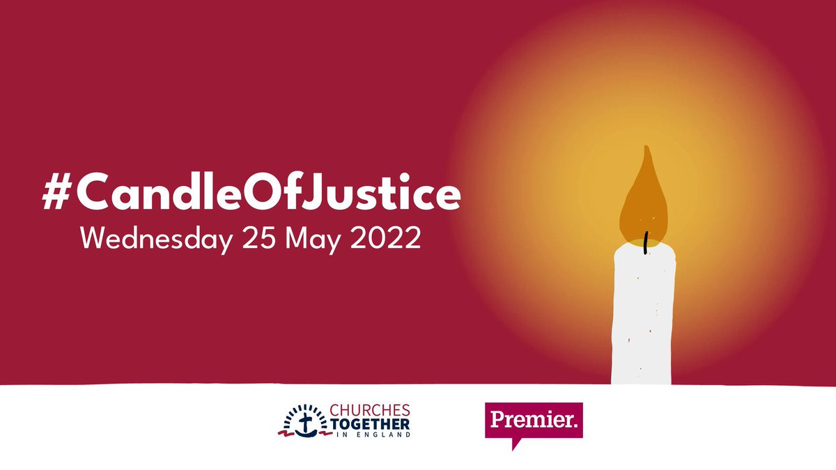 CTE <a href="/ChurchesEngland/">CTE</a> #CandleOfJustice on 25th May 2022. Take 5 steps: 
1. 12 noon, 1 min to remember George Floyd 
2. Light a candle
3. Pray for racial justice 
4. Pause, reflect &amp; commit to tackle racial injustice 
5. Take photo of candle &amp; share with hashtag #CandleOfJustice