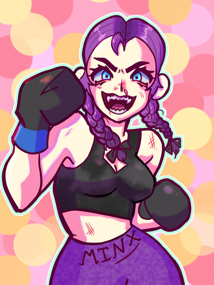 CoffinLil's tweet photo. I drew @JustaMinx during the @TheCreatorClash !! She rocked out there and with a smile too! She's so badass
#justaminx #minx #Fanarts #creatorclash https://t.co/hZHzHSn9Dx