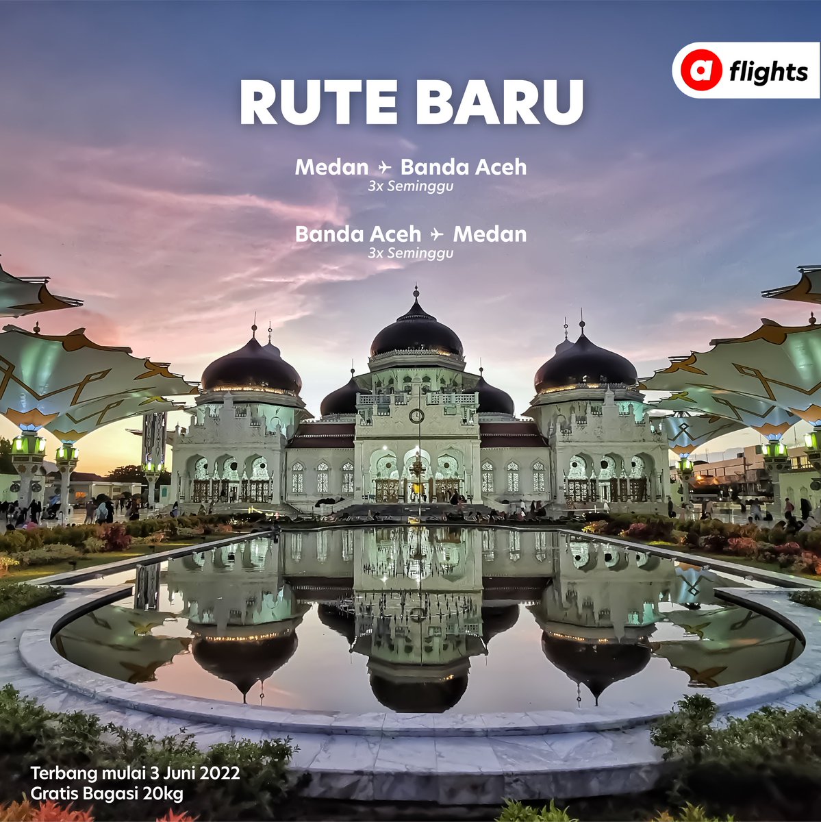 airasia_indo's tweet image. AKHIRNYA, ini rute yang kamu tunggu-tunggu! 🎉✈️❤ AirAsia siap terbang ke rute Banda Aceh - Medan! Kamu sudah bisa pesan tiketnya dari sekarang 📱 untuk terbang mulai 3 Juni 2022 ❤ Info selengkapnya, cek air.asia/2mnZr

#ruteairasia #exploreaceh
