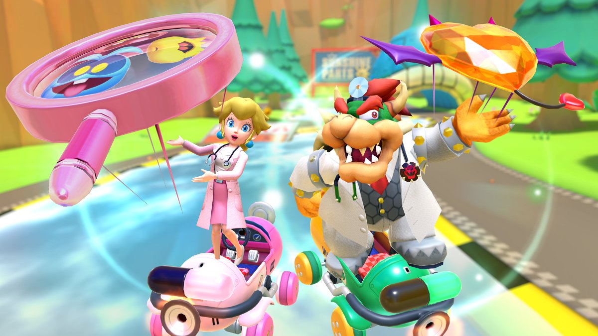 Mario Kart Tour on X: The Peach vs. Bowser Tour is starting in # MarioKartTour! The team captains will appear in the first half of the tour  in doctor attire. It's Dr. Peach
