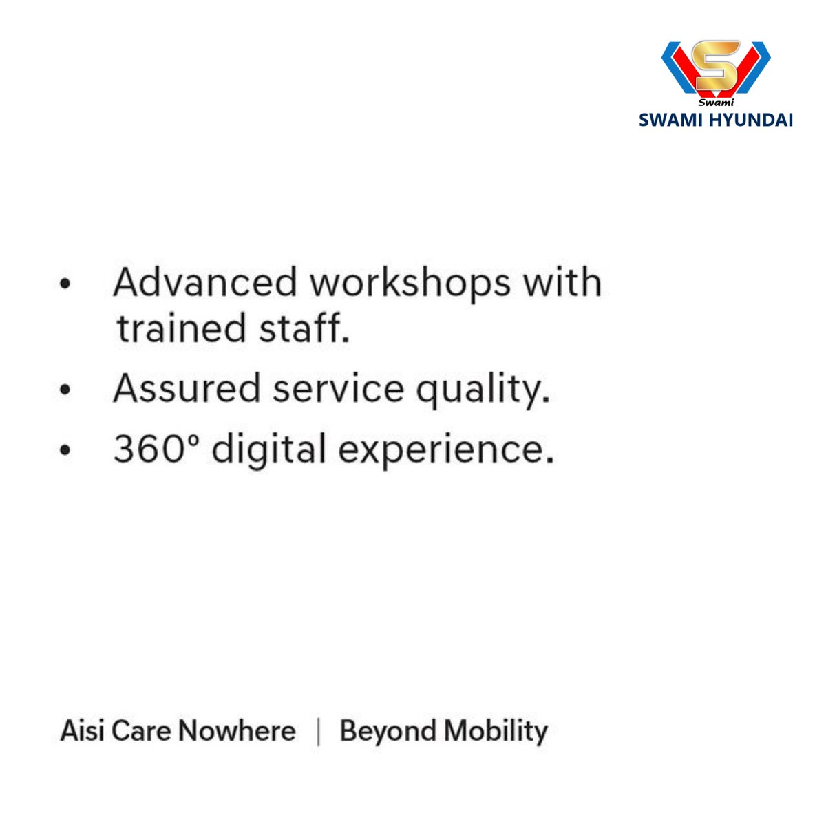 HyundaiSwami's tweet photo. Experience quality service at our easily accessible network of 1420+ workshops spread across 890 cities.Advanced workshops, smart diagnostic tools, and skilled technicians are always around you.Visit your nearest workshop to experience.
Book a service: https://t.co/H3tJv9lfql https://t.co/967t0PgN5E