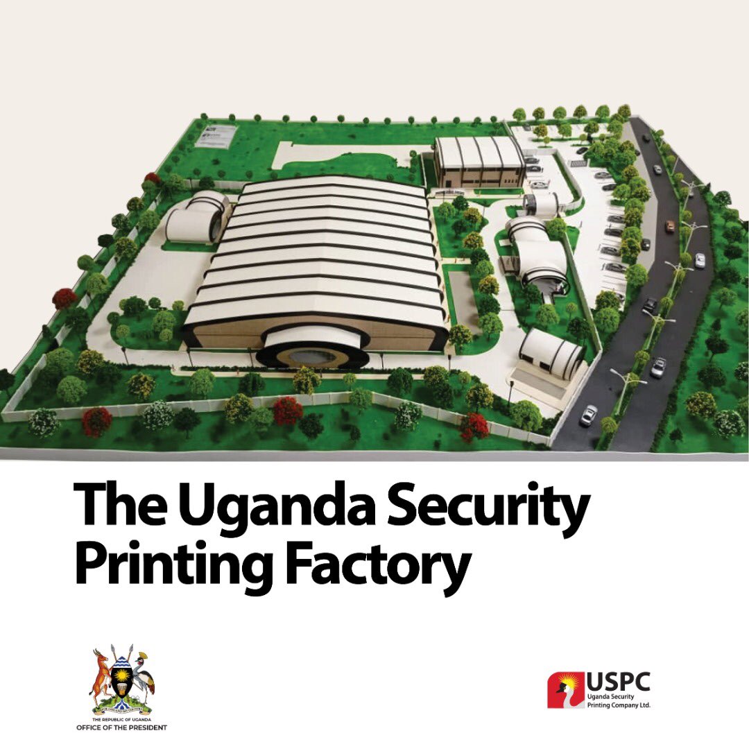 One of the objectives of The Uganda Security Printing Factory is 
To produce and supply all such Security Documents whose printing is the preserve of the Government of Uganda.
#USPCgroundbreaking