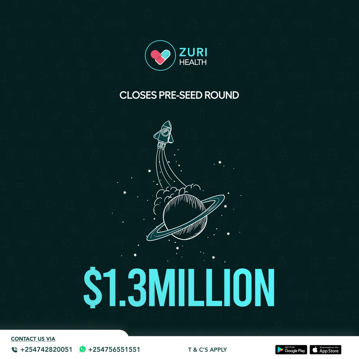 Zuri Health, the digital healthcare company which provides affordable healthcare via mobile, has completed its pre seed funding round attracting investment from @DOBEquity, <a href="/LaunchAfricaVC/">Launch Africa Ventures</a> and @FoundersFFA, and more, to expand across Africa.

See more here bit.ly/3wCqBZp