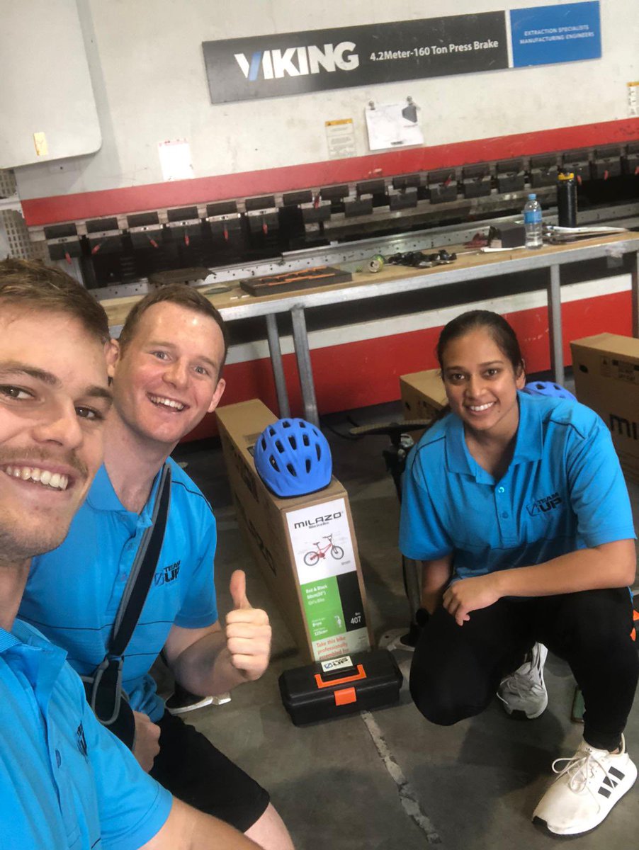Another awesome build a bike in Auckland today! #teamup